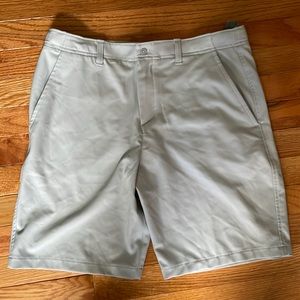 Light grey under armor shorts